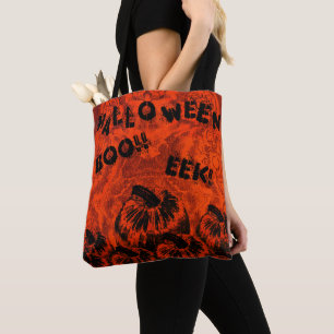 Bolso De Tela Imprimir calabaza de Halloween