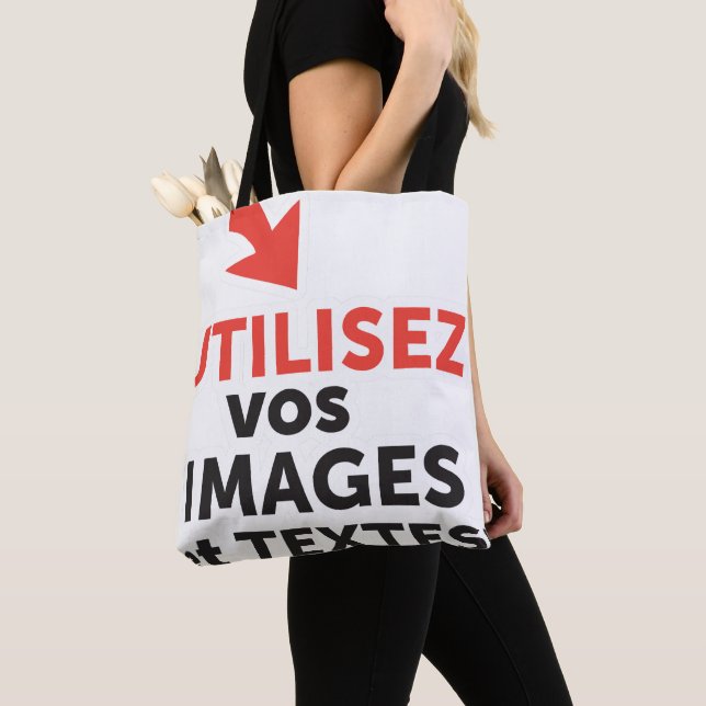 Bolso De Tela Imprimos vos diseños en ligne DIY en Français (Detalle)