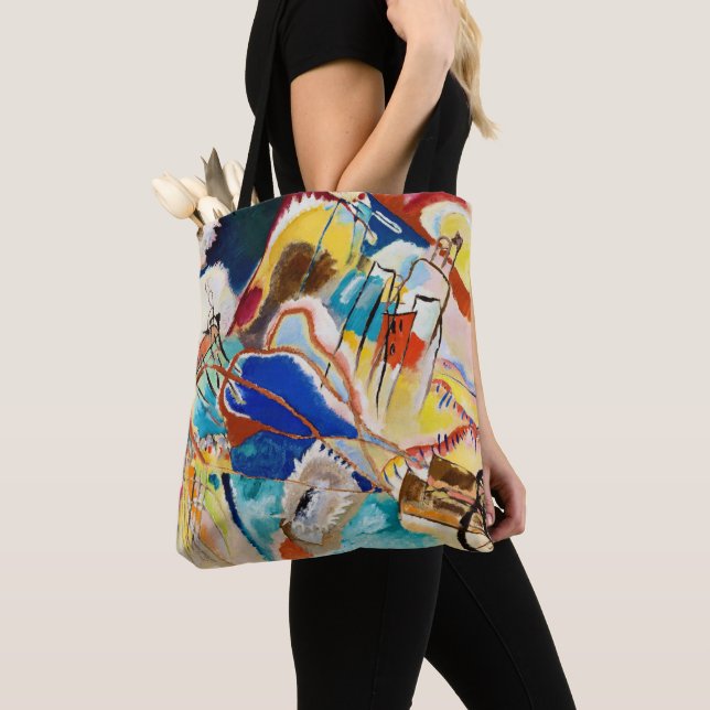 Bolso De Tela Improvisación 30 (Cannones) por Wassily Kandinsky (Detalle)