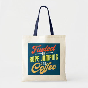 Bolso De Tela Impulsado Por El Salto De Ropa Y El Café Funny Rop