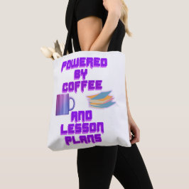 Bolso De Tela Impulsado por planes de café y lección