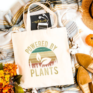 Bolso De Tela Impulsado por plantas Vegan Retro Arcoiris