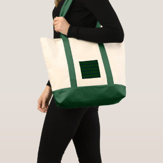 Bolso De Tela Impulso abstracto MODERNO en mosaico verde-oliva
