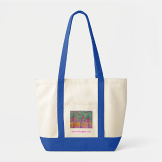 Bolso De Tela Impulso de las palmas del fiesta