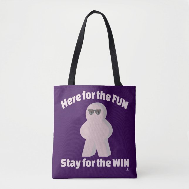 Bolso De Tela In For Fun Stay For Win Game Humor (Anverso)