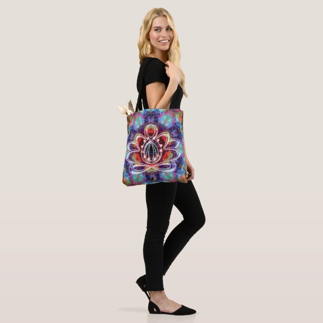 Bolso De Tela Incandescencia Zen Lotus (Puesto)