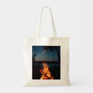 Bolso De Tela incendio nocturno