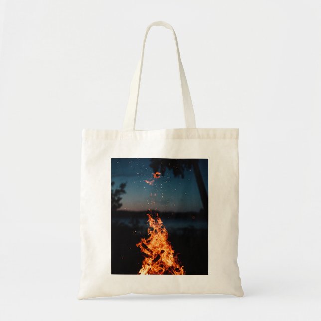 Bolso De Tela incendio nocturno (Frente)