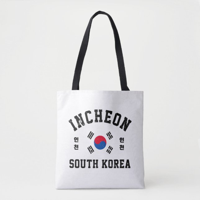 Bolso De Tela Incheon Corea del Sur (Anverso)
