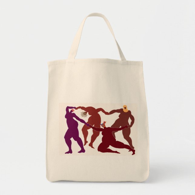 Bolso De Tela Inclusión alegre (Frente)