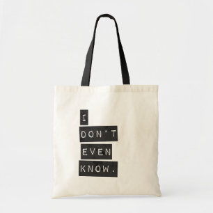 Bolso De Tela Incluso no sé