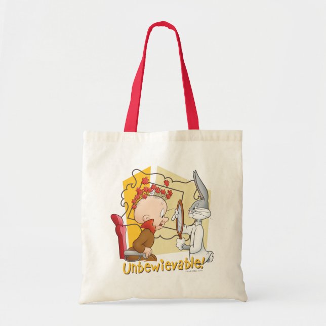 Bolso De Tela "Inconcebible" Barber BUGS BUNNY™ y Elmer Fudd (Frente)