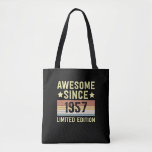 Bolso De Tela Increíble desde 1957 Retro 65 años Cumpleaños