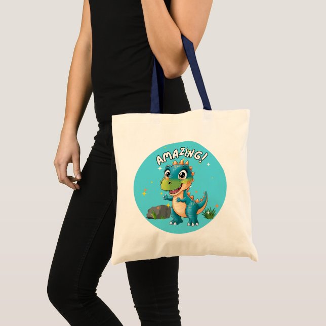 Bolso De Tela ¡Increíble! Dinosaurio (Anverso (producto))