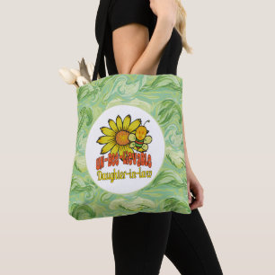 Bolso De Tela Increíble hijastro girasoles y abejas