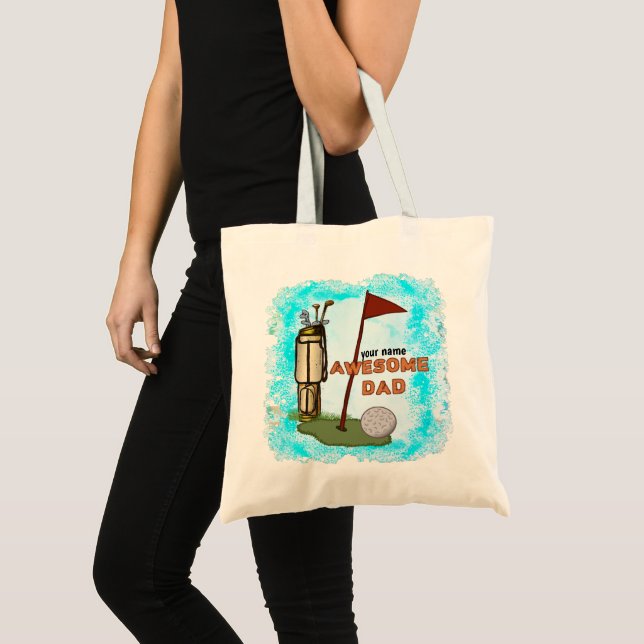 Bolso De Tela Increíble Papá de Golf   (Anverso (producto))