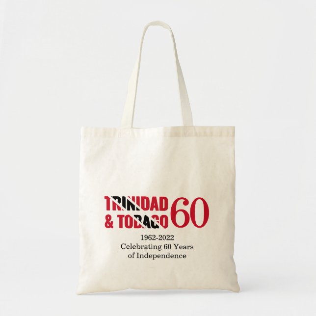 Bolso De Tela Independencia Patriótica de TRINIDAD en el 60 aniv (Frente)