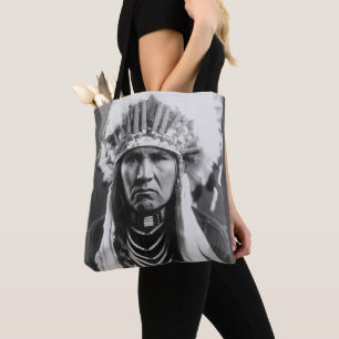 BOLSO DE TELA INDIA AMERICANA IMAGEN DE TOTE BAG