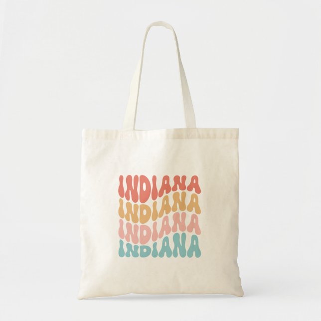 Bolso De Tela Indiana Tote Bag (Frente)