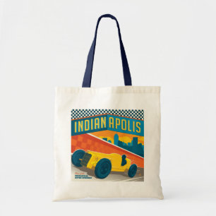 Bolso De Tela Indianápolis, Indiana Racer de vintage