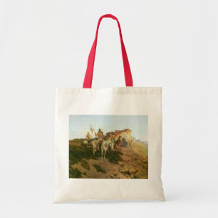 Bolso De Tela Indios vintage, Prowlers of the Prairie, Seltzer,