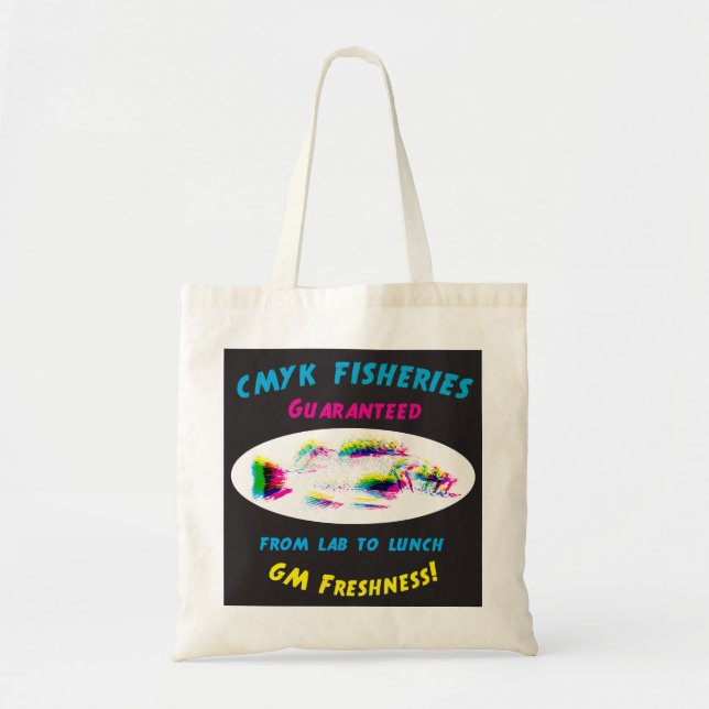 Bolso De Tela industrias pesqueras del cmyk (Frente)