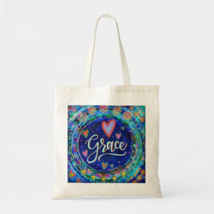 Bolso De Tela Inespiritualidad azul de Grace Whimsical