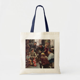 Bolso De Tela Infante de marina del regreso al hogar
