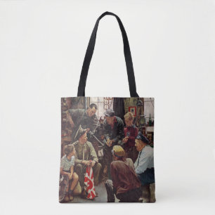 Bolso De Tela Infante de marina del regreso al hogar