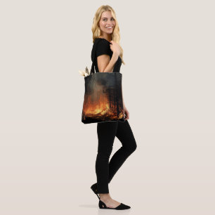 Bolso De Tela Inferno