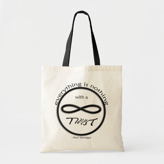 Bolso De Tela Infinity Everything Nothing Tote Bag (Frente)