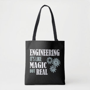 Bolso De Tela Ingeniería - Es como la magia pero real