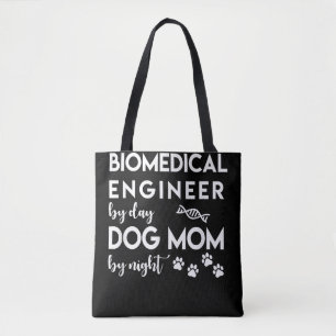 Bolso De Tela Ingeniero biomédico Perro Mamá Perro Ingeniero de