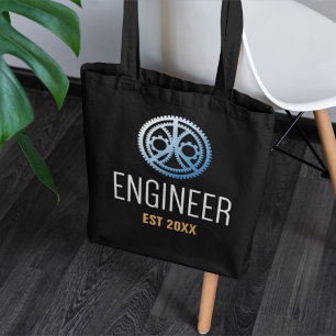 Bolso De Tela Ingeniero creado, Personalizado de licenciado en i