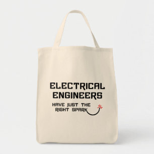 Bolso De Tela Ingeniero Eléctrico Chispa Adecuada