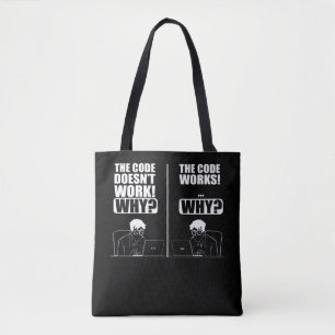 Bolso De Tela ingeniero informático codificador divertido progr