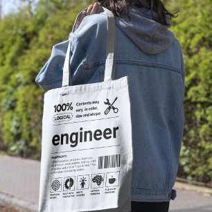 Bolso De Tela Ingeniero ingeniero ingeniero de definición de cód