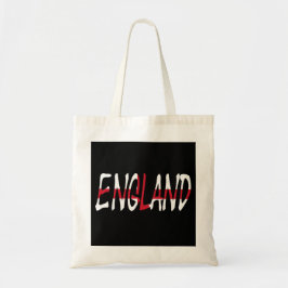 Bolso De Tela Inglaterra sobre la bandera inglesa btcn