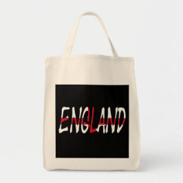 Bolso De Tela Inglaterra sobre la bandera inglesa gtcn