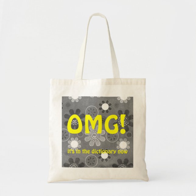 Bolso De Tela Inglés Texting de OMG (Frente)