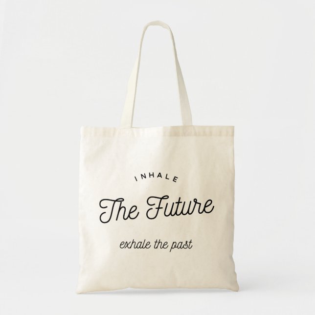 Bolso De Tela inhalar el futuro (Frente)