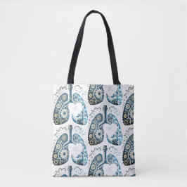 Bolso De Tela Inhalo de coeur