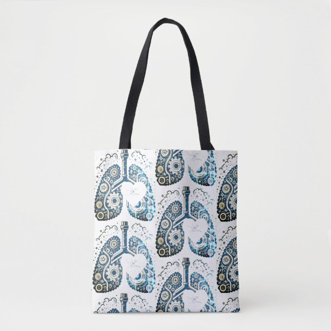 Bolso De Tela Inhalo de coeur (Anverso)