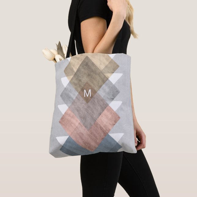 Bolso De Tela Inicial | Alinear con diamantes I (Detalle)