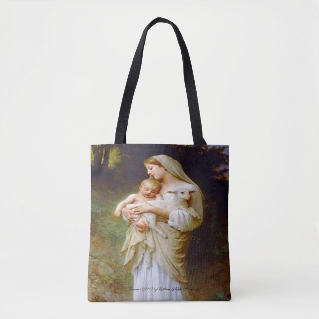 Bolso De Tela Inocencia de Bouguereau (Anverso)