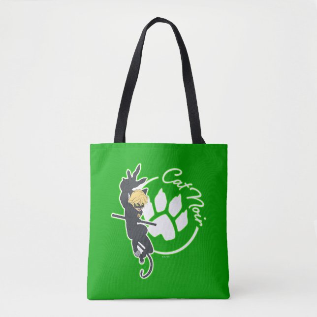 Bolso De Tela Insignia Cat Noir (Anverso)