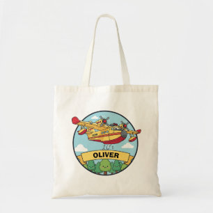 Bolso De Tela Insignia de avión de lucha contra incendios de dib