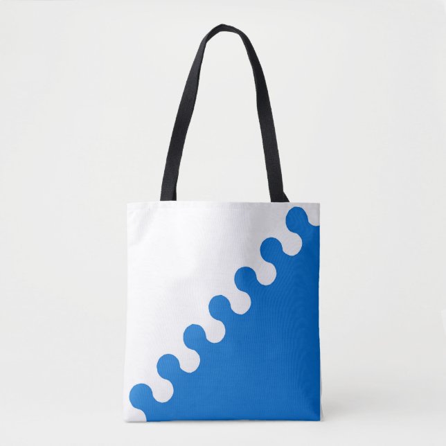 Bolso De Tela Insignia de población de Cleftlands (Anverso)