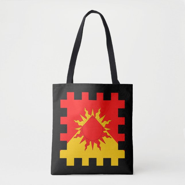 Bolso De Tela Insignia de población de Vulcanfeldt (Anverso)