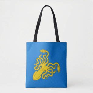 Bolso De Tela Insignia de población de ynys Fawr